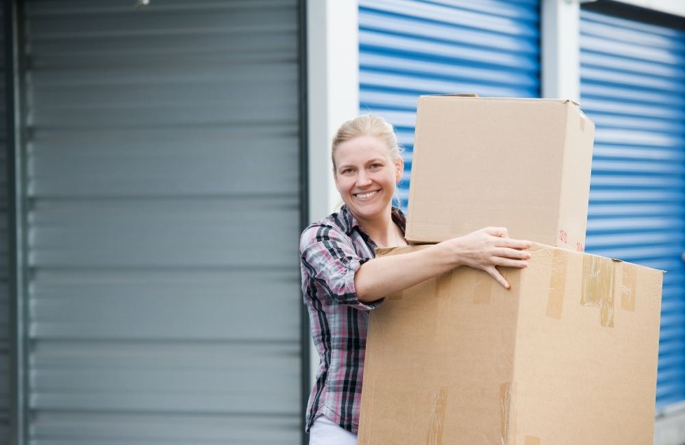 Residents Carrying Package for storage