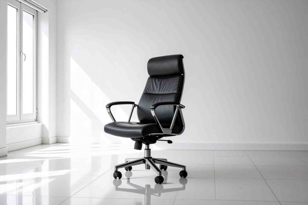 black executive chair