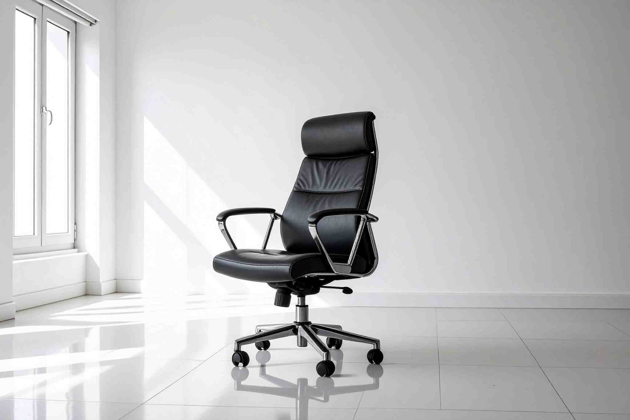 black executive chair