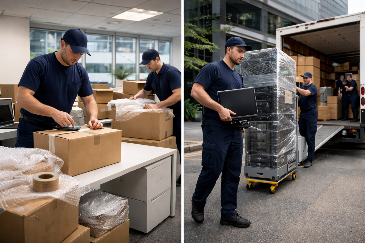 Commercial moving services